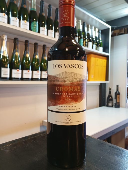 LOS VASCOS CROMAS CABERNET SAUVIGNON SYRAH 2022 GRAN RESERVA
