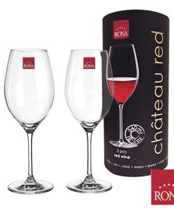 COPAS DE VINO 540 ML CHATEAU RED RONA SET X 2 UNIDADES
