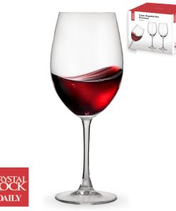 COPAS DEGUSTACION  615 ML VIDRIO CRYSTAL ROCK PACK 6 UNIDADES
