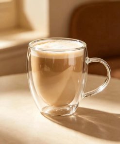 TAZA DOBLE VIDRIO CON ASA CRYSTAL ROCK