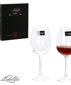 COPAS DE VINO EDELITA 510 ML SET X 2